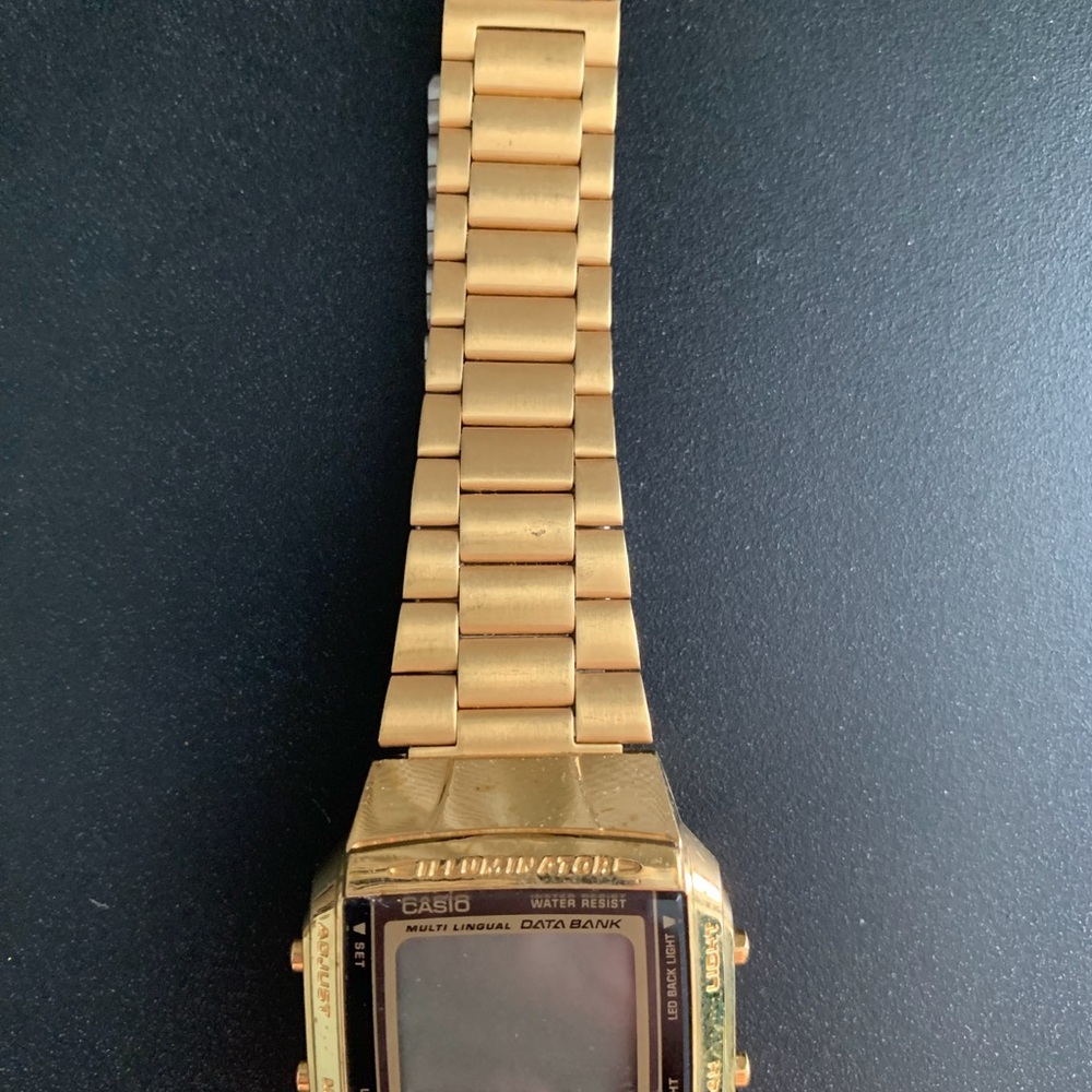 Casio Gold Data Bank Watch